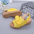thumbnail image 4 of VerPetridure Bow Knot Platform Sandals Women's Sandals Summer Casual Fish Mouth Sandals, 4 of 5