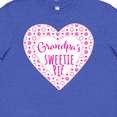 thumbnail image 4 of Inktastic Grandpa's Sweetie Pie with Pink Hearts Youth T-Shirt, 4 of 5