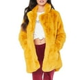 thumbnail image 2 of Miluxas Women's Fleece Jacket Faux Fur Fuzzy Hooded Winter Casual Coats Cardigan Sweaters with Pokets, 2 of 3