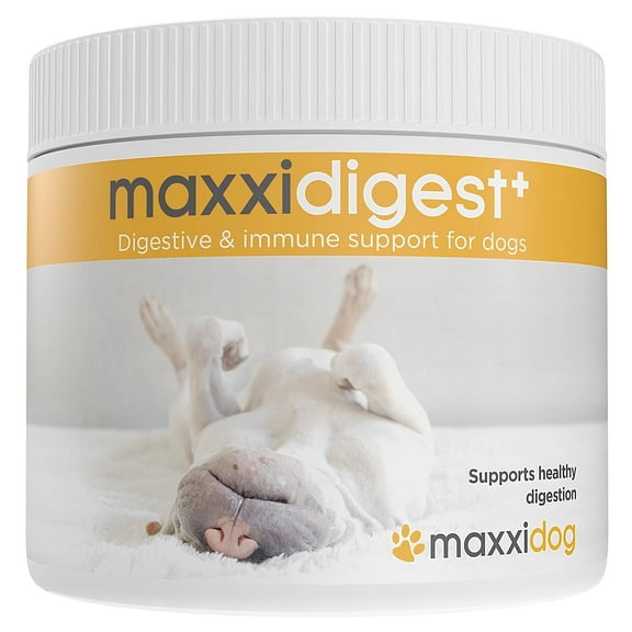 maxxidigest Probiotic & Prebiotic Powder Supplement - Digestive & Immune Support for Dogs, 7oz