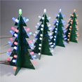 thumbnail image 4 of pitrice DIY Flashing 3D LED Christmas Tree Xmas Tree Electronic Assemble Learning Kit Christmas Tree Lights for Kids Teens Home Party Gift Red Blue Green, 4 of 6