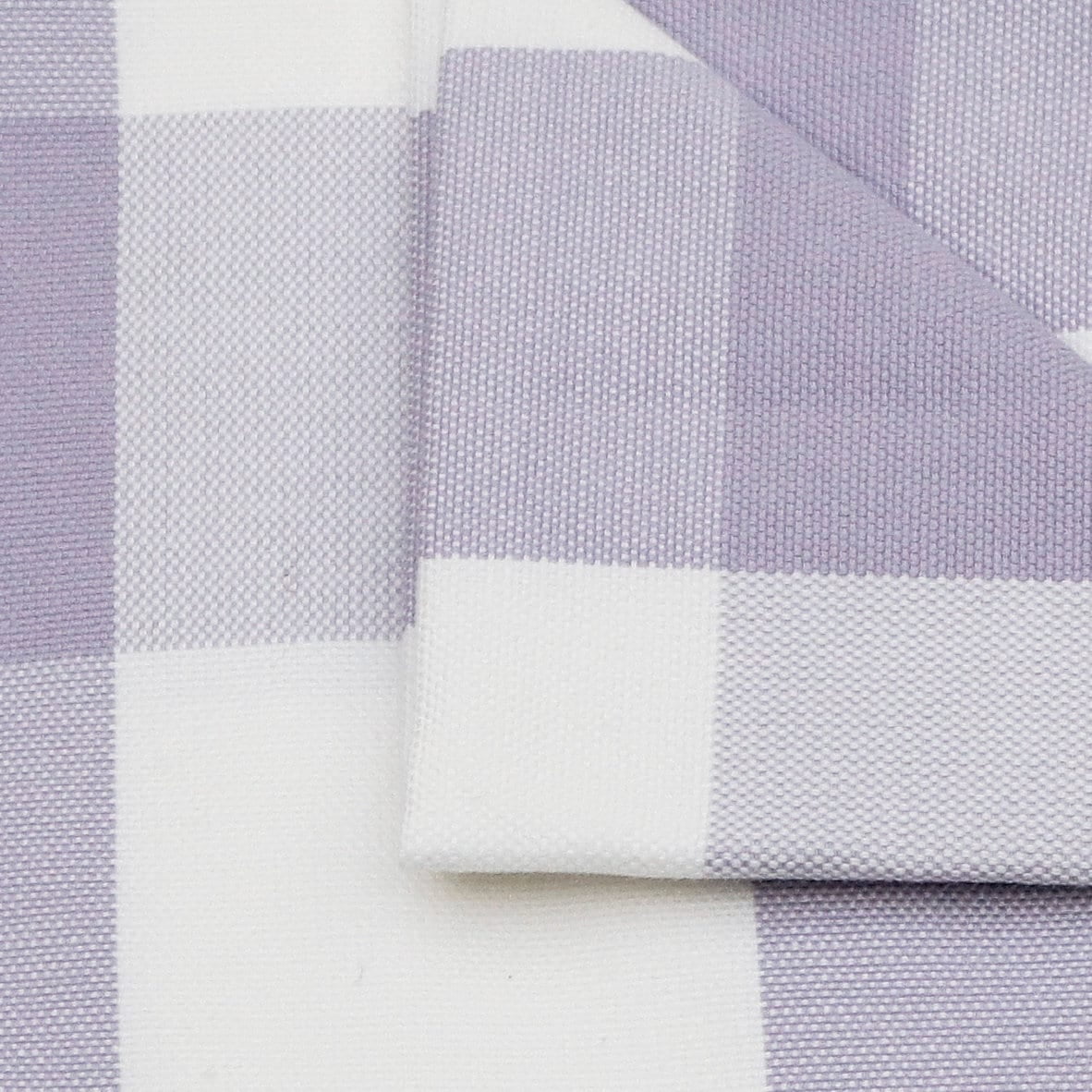 Fabric Mart Direct Light Purple, Ivory Cotton Fabric By The Yard, 55 inches or 140 cm width, 10 Continuous Yards Ivory Cotton Fabric, Gingham Checks, Upholstery Drapery Shower Curtain Wholesale Fabric