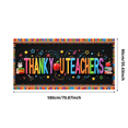thumbnail image 3 of Colorful Design Teacher Appreciation Banner School Theme Decorative Design for Classroom Decoration School Event Teacher Gift, 3 of 4