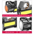 thumbnail image 4 of Linterna LED XPE + COB Linternas de cabeza USB Lámpara de cabeza de trabajo de emergencia a prueba de agua Likrtyny Para estrenar, 4 of 8