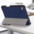 thumbnail image 5 of EpicGadget Case for New iPad Mini 6 (2021 Model, 6th Generation 8.3") Lightweight Slim Tri-Fold Shell Auto Wake/Sleep Folding Stand Pencil Holder Case Cover for iPad mini 6 2021 8.3-Inch (Navy Blue), 5 of 5