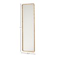 thumbnail image 2 of Hammered Iron Rectangular Wall Mirror, Gold, 2 of 5