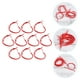 thumbnail image 5 of 10 pulseras rojas trenzadas tejidas a mano, ajustables, decorativas., 5 of 8