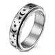 thumbnail image 1 of Anillos de la persona agitada para la ansiedad, anillo de la banda del hilandero del acero inoxidable para los hombres de las mujeres, 1 of 1