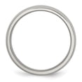 thumbnail image 3 of Auriga Fine Jewelry Stainless Steel Polished 5 mm Half Round Band for Women Size 11.5, 3 of 6