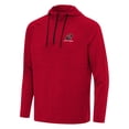 thumbnail image 2 of Men's Antigua Heather Red Austin Cindric Spikes Quarter-Zip Pullover Hoodie, 2 of 3