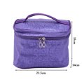 thumbnail image 3 of Makeup Bag Fashion Large Capacity Portable Cosmetic Bag Toiletry Bag for Travel, 3 of 6