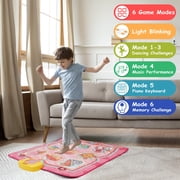 Cake Dance Mat for Kids Moclever Music Blanket with 6 Modes Built-in Music Adjustable Volume Electronic Music Dance Pad for Boys Girls Aged 3+ Years Old