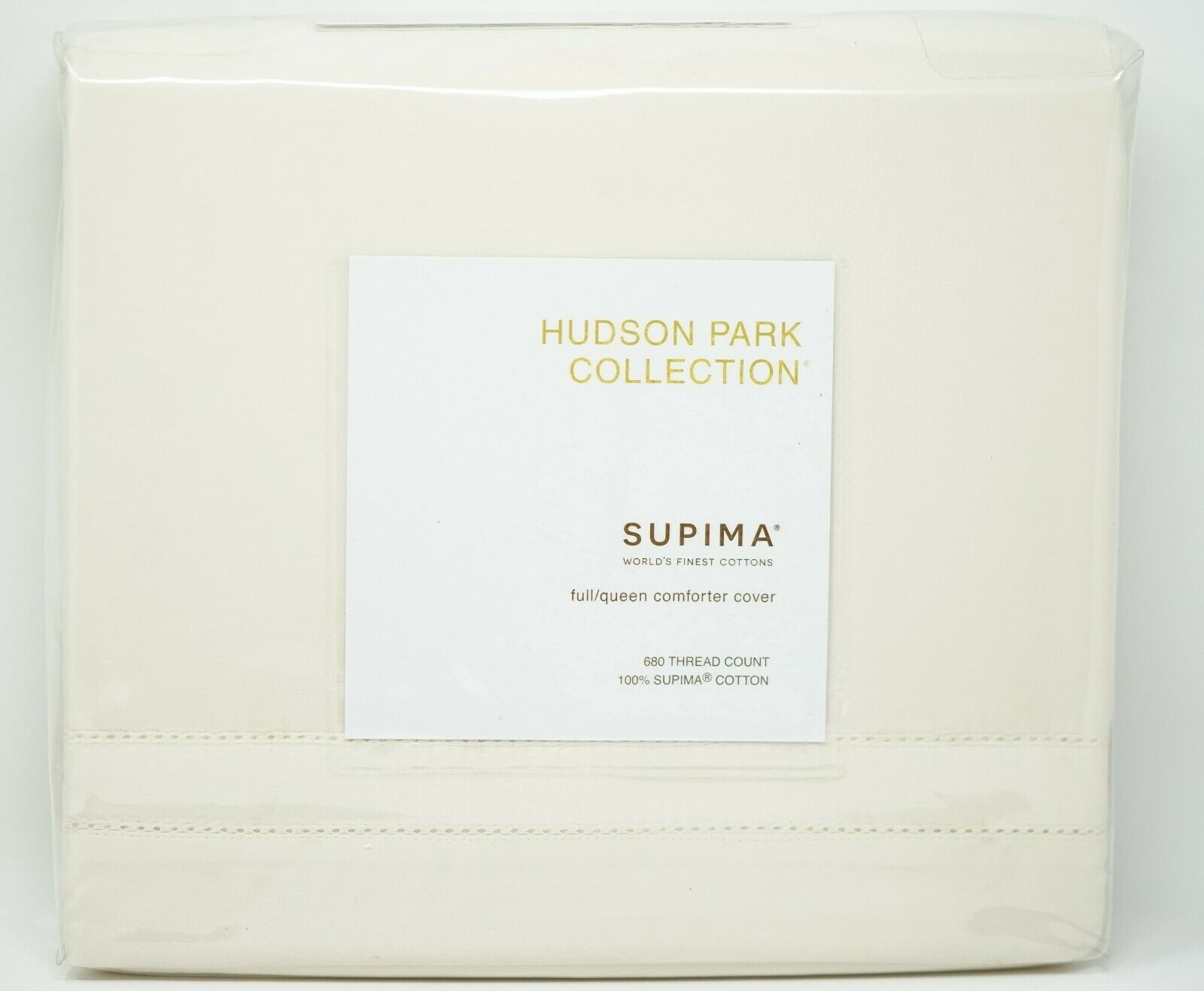 Hudson Park Collection 680TC 100 Supima Cotton Duvet Cover FULL