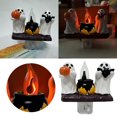 thumbnail image 4 of Ghost Campfire Flickering Night Light , 3D Faux Campfire Night Light, 5" LED Flame Nightlight Halloween Decor, 4 of 7