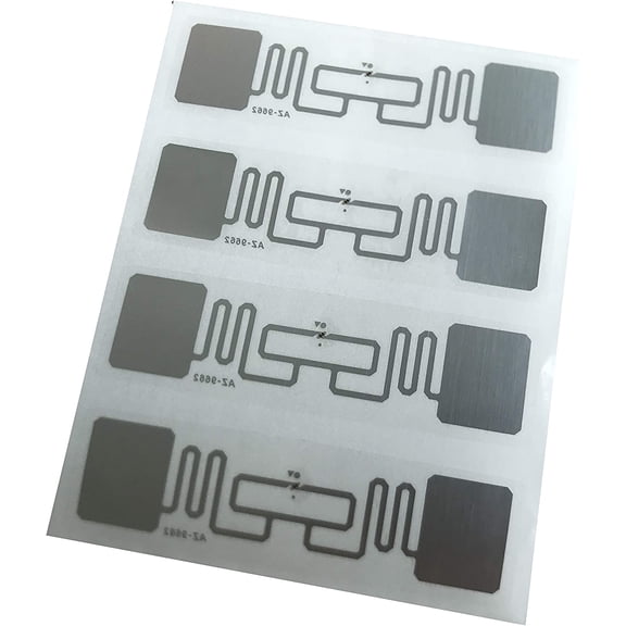 UHF RFID Tag,AZ9662 ISO18000-6C Long Range,Alien H3 73.5x21.2mm Adhesive Inlay Label (Pack of 100) 100 Pack