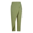 thumbnail image 4 of Puntoco Pantalones casuales largos para hombre Pantalones casuales de moda para hombre de color sólido con cintura elástica y pierna recta con cuernos largos, 4 of 5