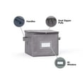 thumbnail image 2 of Covermates Keepsakes Dish Storage Box - Stackable, Reinforced Handles, China Storage, Graphite, 2 of 7