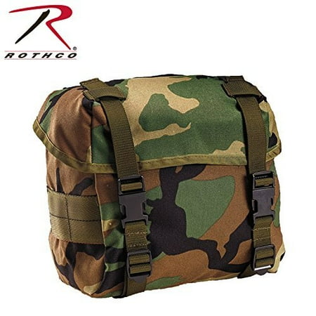 Tactical Butt Pack - Rothco Enhanced Nylon Butt Pack, Woodland Camo