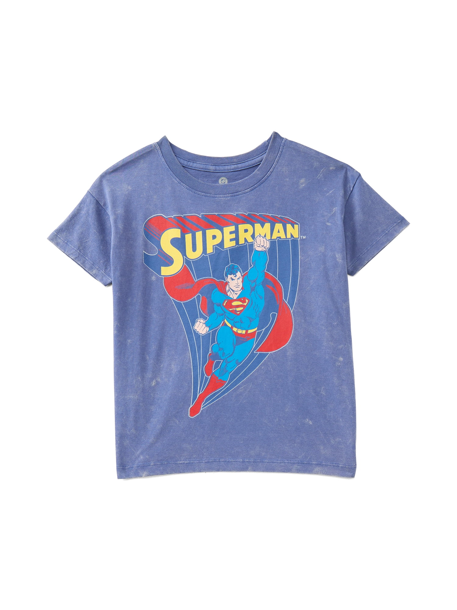 DC Comics Toddler Boys' Superman Graphic Tee with Short Sleeves, Sizes 12M-5T