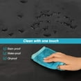 thumbnail image 4 of Nrnio 2 Pack Waterproof Rubber Vinyl Apron 40" Aprons for Men Heavy Duty Chemical Resistant Work Apron Extra Long Grilling Aprons with Adjustable Bib Apron for Dishwashing Lab Butcher Cooking Kitchen, 4 of 7
