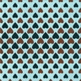 thumbnail image 1 of Ahgly Company Machine Washable Indoor Square Transitional Black Area Rugs, 7' Square, 1 of 7