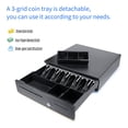 thumbnail image 4 of TFixolPOS Cash Register Drawers Cashier Cashbox with 5 Bill 5 Coin Money Register RJ11 Interface with Money Tray and Lock Movable Coin Tray Smart POS System, 4 of 7