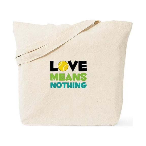 CafePress - Love Means Nothing Tote Bag - Unisex Canvas Tote Bag, Beige, 1-Piece