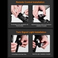 thumbnail image 3 of Luz Trasera De Bicicleta Con Señales De , Luz Trasera LED Recargable Por USB, Resistente Al Agua IPX4 Para Conducción Nocturna, 3 of 7