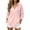 Pink#44, variant on YOIAVAIOY Hoodies for Women Quarter Zip Hooded Oversized Drawstring Sweatshirts Fall Casual Jacket Solid Color Lightweight Fall Pink XL