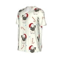 thumbnail image 2 of Balery Christmas Pug Dog Baseball Jersey for Men Casual Button Down Shirts Short Sleeve Active Team Sports Uniform-XX-Large, 2 of 9