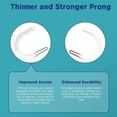 thumbnail image 4 of 3-in-1 Braces Flossers - Orthodontic Dental Floss Picks, 100 Count (Pack of 1), 4 of 5