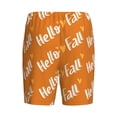 thumbnail image 2 of Lsque Hello Fall Mens Sleep Pajama Shorts,Short Pajama Pants, Cotton Ultra-Soft Knit-Medium, 2 of 9
