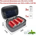 thumbnail image 3 of Shiyou-petit Sac à Lunch Mini Boîte à Lunch Isolée Sac à Lunch pour Hommes Femmes Petite Boîte à Lunch pour Enfants Adultes Sac à Lunch Portable Conteneurs Thermiques Sacs à Collation Réutilisables Loncheras para Hommes Gris, 3 of 4