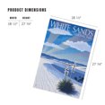 thumbnail image 4 of Lantern Press 1000 Piece Jigsaw Puzzle, White Sands National Park, New Mexico, Day Scene, Lithograph, 4 of 5