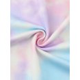 thumbnail image 5 of INSPIRE CHIC Women's Pajama Sets 2 Piece Short Sleeve Top and Shorts Loungewear Sleepwear with Pockets L Tie-dye Pink, 5 of 6