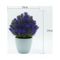 thumbnail image 2 of Bonsái de pino artificial morado en maceta para decoración de plantas simuladas para el hogar y la oficina, 2 of 5