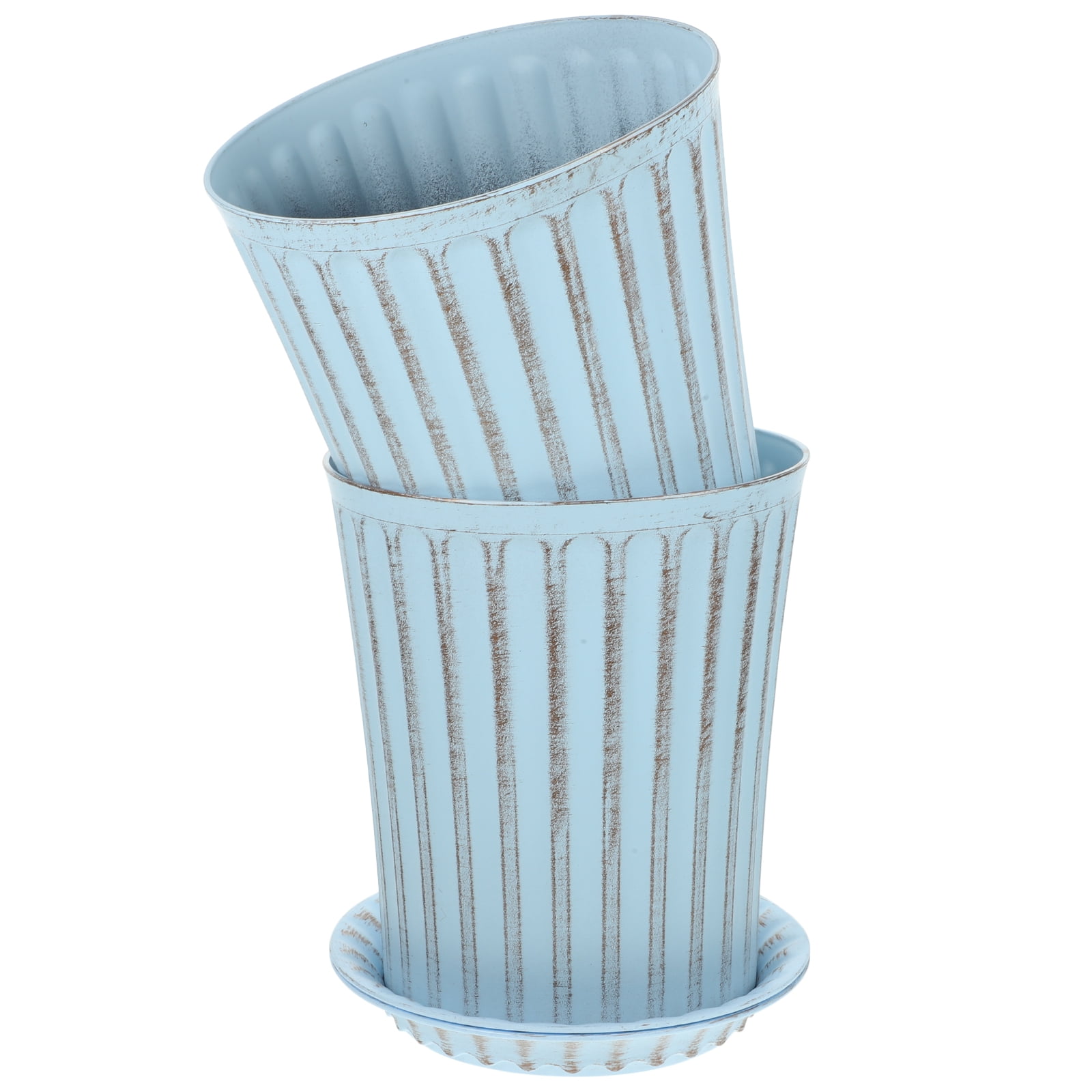 OUNONA 2 Sets of Plant Pot Nursery Planter Gardening Plants Pot Outdoor Indoor Plants Pot Vintage Flowerpot
