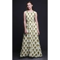 thumbnail image 4 of Bimba Damask Ladies Round Neck Sleeveless Long Tank Casual Maxi PrintDress-Small, 4 of 6