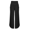 thumbnail image 2 of XFLWAM Women's Wide Leg Yoga Pants High Waisted Comfy Dance Sweatpants Loose Casual Soft Lounge Joggers for Women with Pockets Black S, 2 of 7