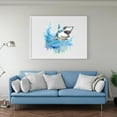 thumbnail image 4 of 3D Shake Wall Sticker 3D Ocean Life Wall Decal Blue Animals Wall Decor Nursery Wall Sticker Vinyl Peel and Stick, 4 of 9