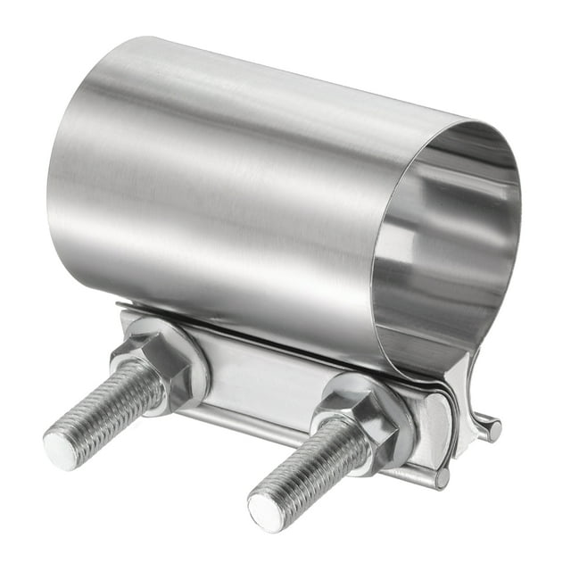 Abrazadera de Escape de 2" de Acero Inoxidable con Tornillos M10 para Conexión de Tubos de Silenciador de Coche