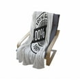 thumbnail image 3 of Geeky Soft Flannel Fleece Throw Blanket, Pattern for Fully Hundred Percent Geeks Grunge Effect Look, Cozy Plush for Indoor and Outdoor Use, 50" x 70", Charcoal Grey and White, by Ambesonne, 3 of 5