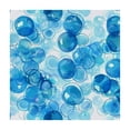 thumbnail image 4 of HAOXIT  Square  Tablecloth Watercolor Blue Circle Table Cloths Waterproof Table Cover for Wedding Party Dining Holiday Banquet 46*46, 4 of 8
