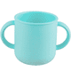 thumbnail image 1 of Taza de entrenamiento de silicona para bebés, taza de aprendizaje para niños pequeños con dos asas, taza abierta para bebés, a partir de 6 meses, 1 of 5