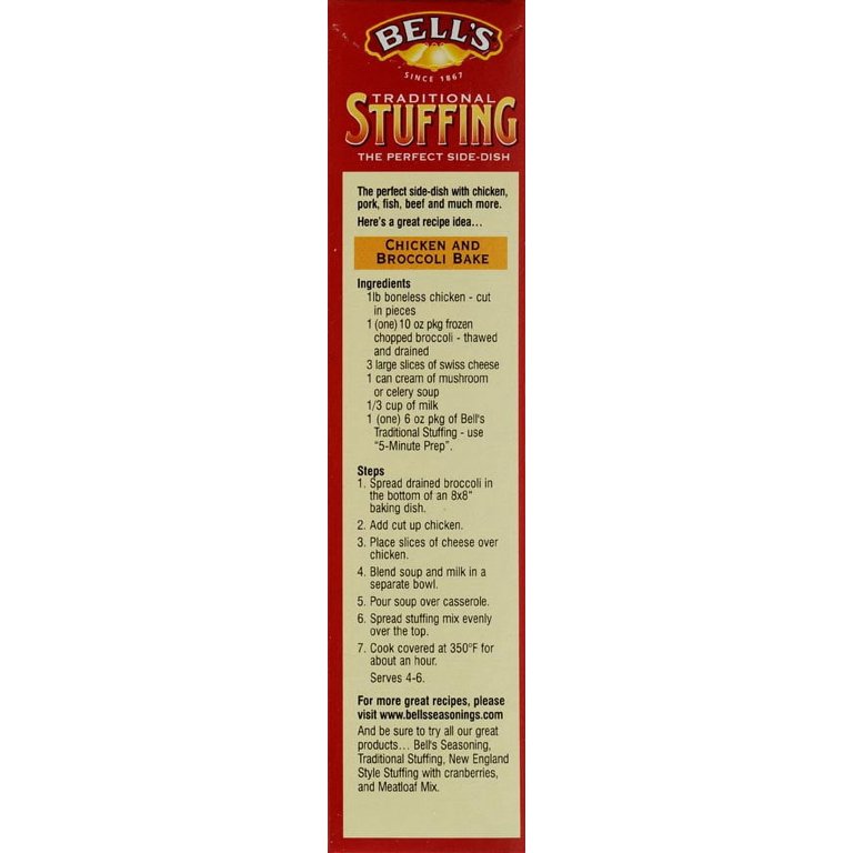 Bell's Traditional Stuffing, 6 oz