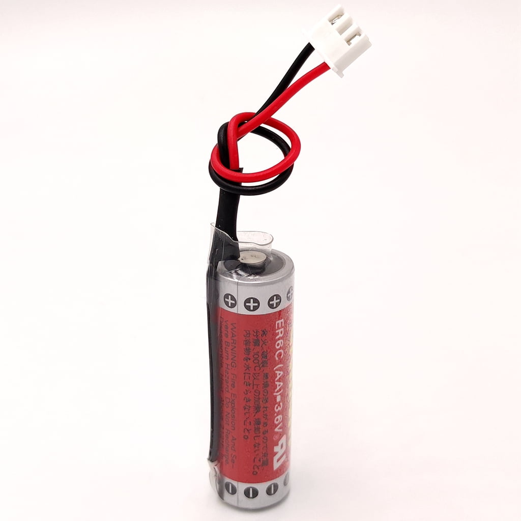 12 PACK ER6C 3.6V Battery AA Battery  for Mitsubishi FX F2-40BL with Plug