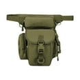 thumbnail image 1 of Bolsa de pierna de tela Oxford, portátil, con correa ajustable, para senderismo al aire libre Verde, 1 of 8