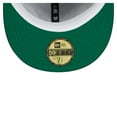 thumbnail image 5 of Men's-New Era  Hunter Green/Black Milwaukee Bucks Throwback Satin Vintage Pin Two-Tone 59FIFTY Fitted Hat, 5 of 6