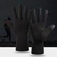 thumbnail image 3 of Glove M Size Windproof/ Water Resistance Design Winter Warm Plush Lining N-on-slip Touching Screen For Running Sport Bike Riding, 3 of 8