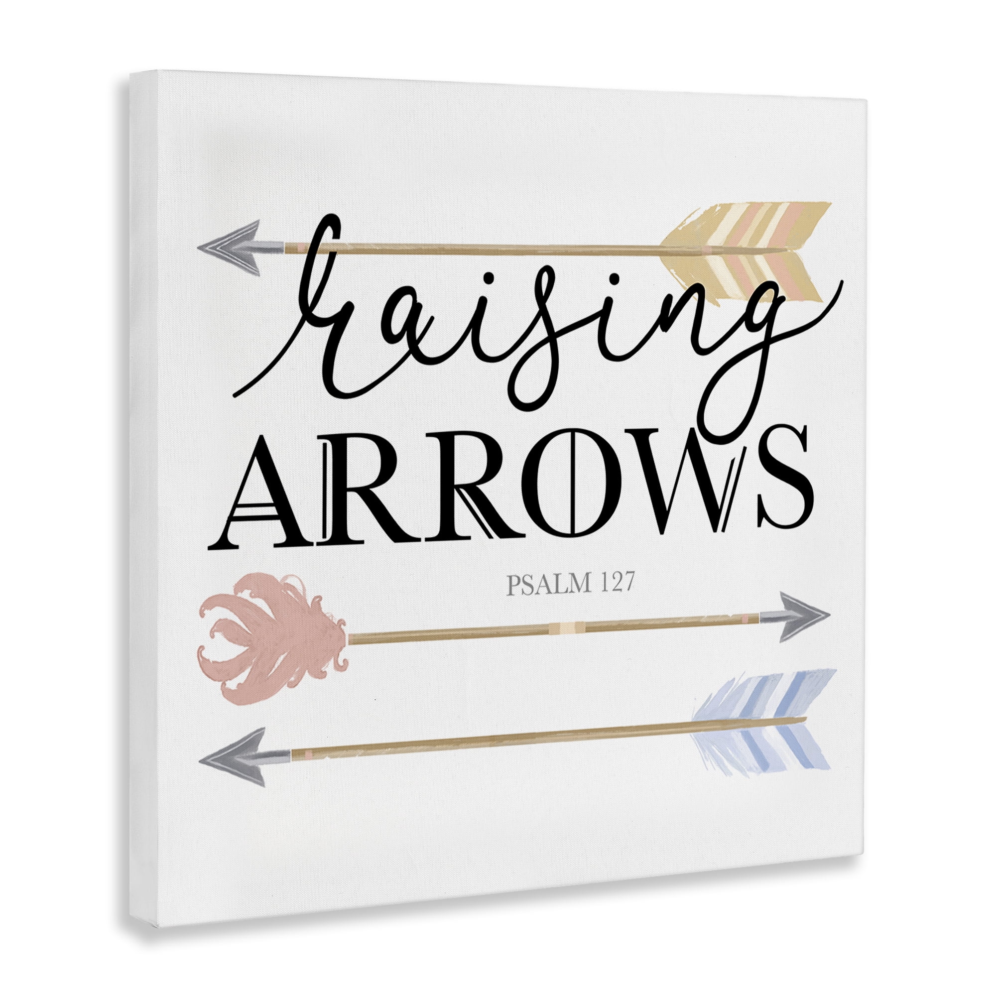 Stupell Industries Spiritual Raising Arrows Religious & Spiritual Painting Wrapped Canvas Art Print Wall Art, 30 x 30